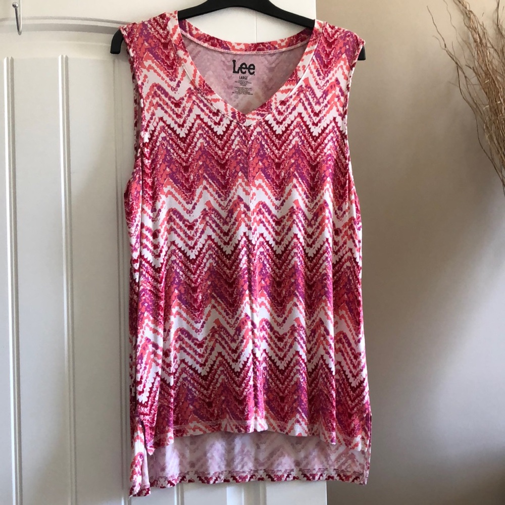 Lee Vibrant Colorful Short Sleeve Tunic